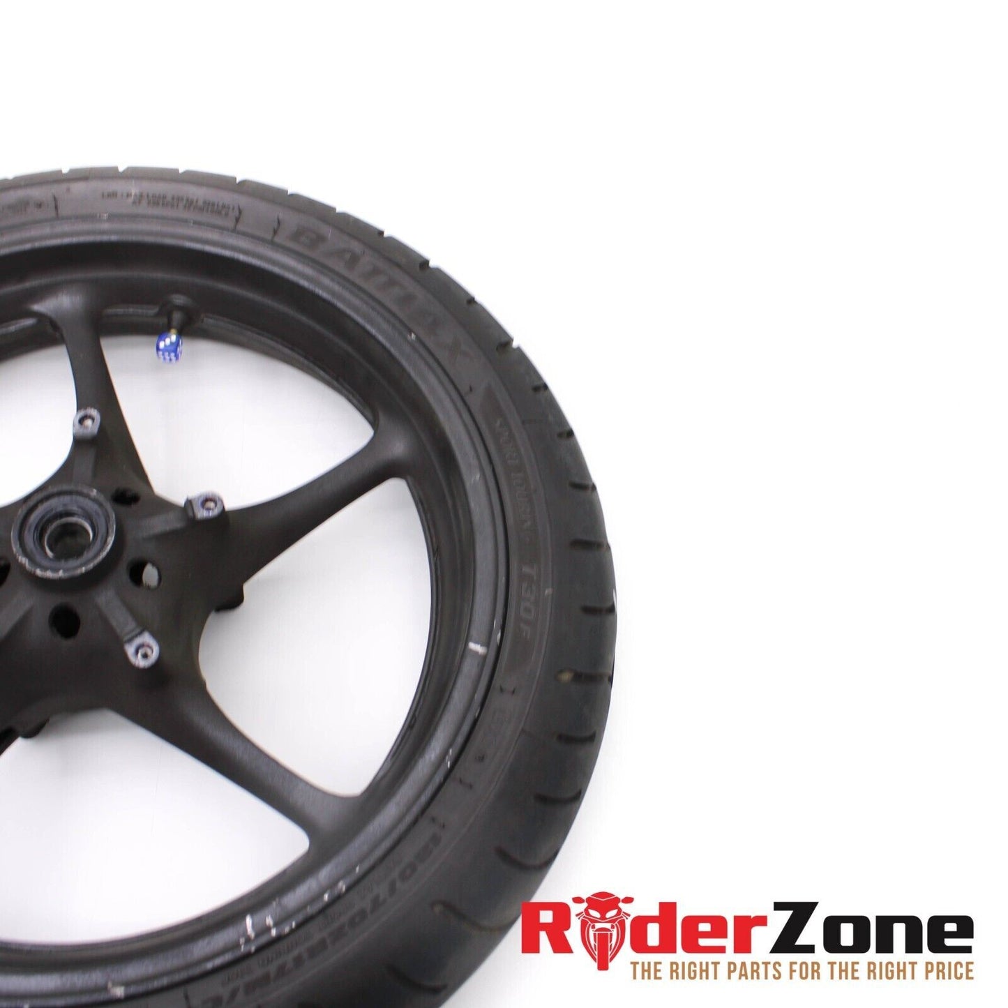 2003 - 2012 YAMAHA YZF R6 FRONT WHEEL RIM BRIDGESTONE TIRE FZ6 R6 R6S STRAIGHT