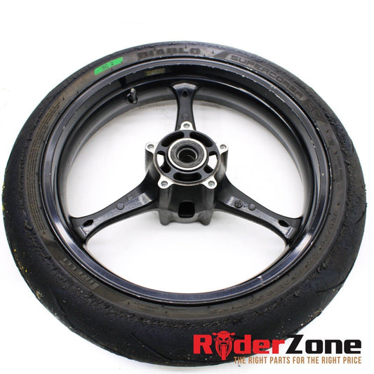 2006 2007 SUZUKI GSXR600 GSXR750 FRONT WHEEL BLACK RIM STRAIGHT 05-08 GSXR1000