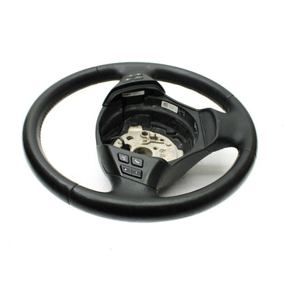 2006 - 2011 BMW E90 STEERING WHEEL (E92 E93) LEATHER MULTI MEDIA 3 SPOKE BLACK