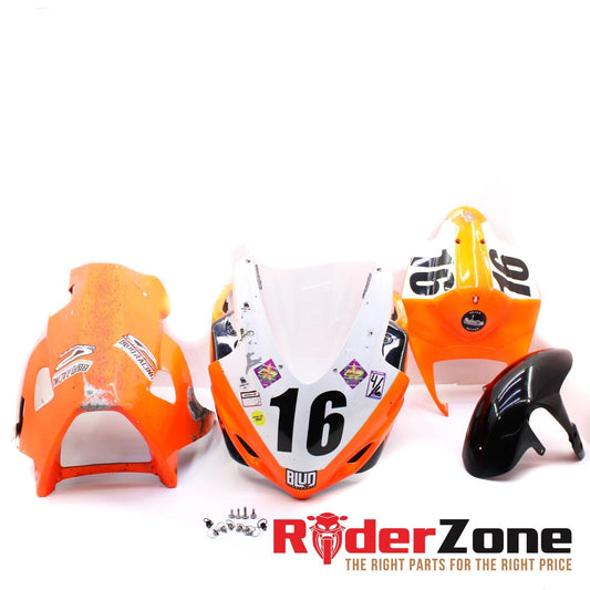 2005 2006 SUZUKI GSXR1000 FAIRING SET COMPLETE TRACK COWLING KIT ORANGE RACE