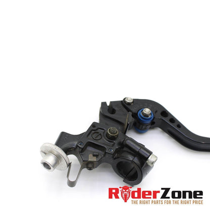 2006 2007 KAWASAKI NINJA ZX10R CLUTCH LEVER SHORTY TRACK PERCH MOUNT BLACK GOOD