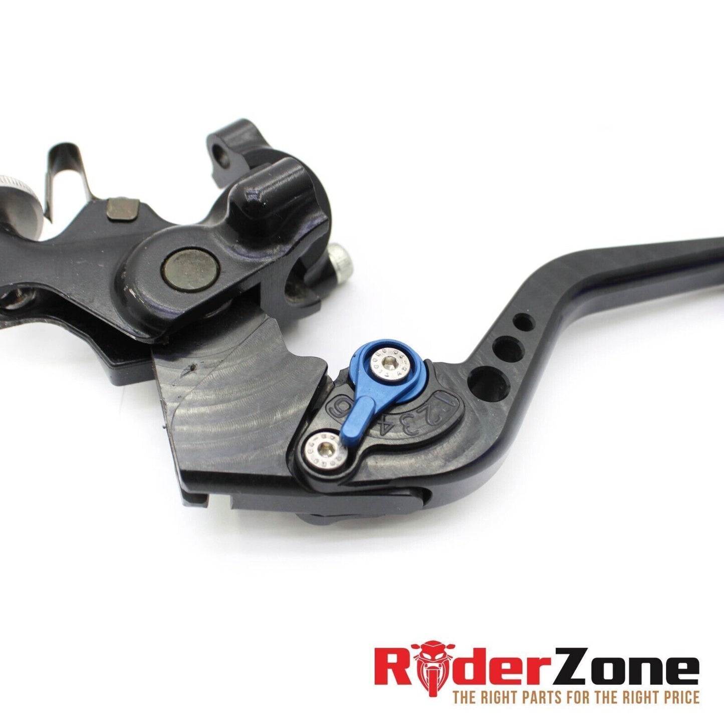 2006 2007 KAWASAKI NINJA ZX10R CLUTCH LEVER SHORTY TRACK PERCH MOUNT BLACK GOOD