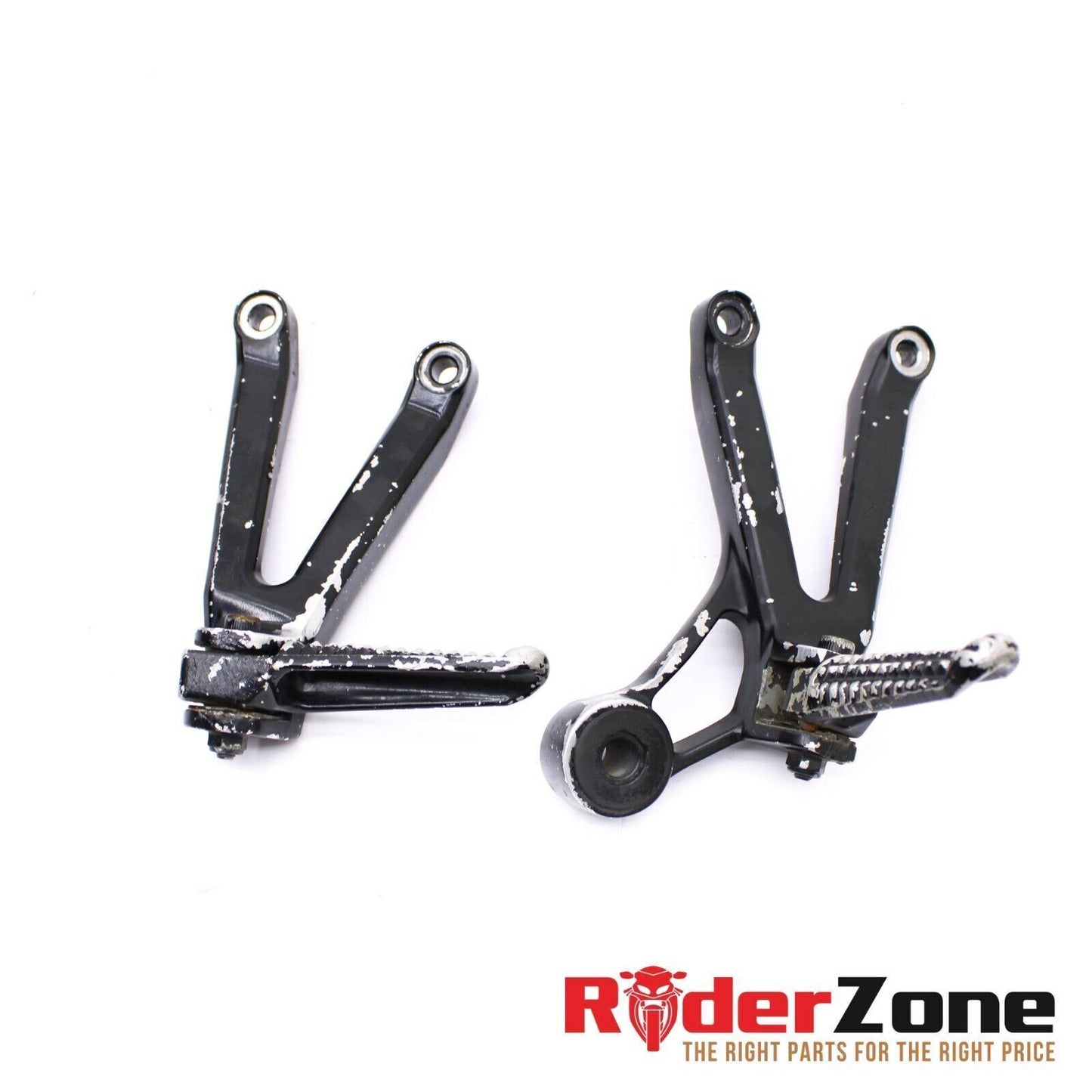 2004 - 2016 HONDA CBR1000RR PASSENGER PEGS FOOT REAR BACK REST SET PAIR BLACK OE