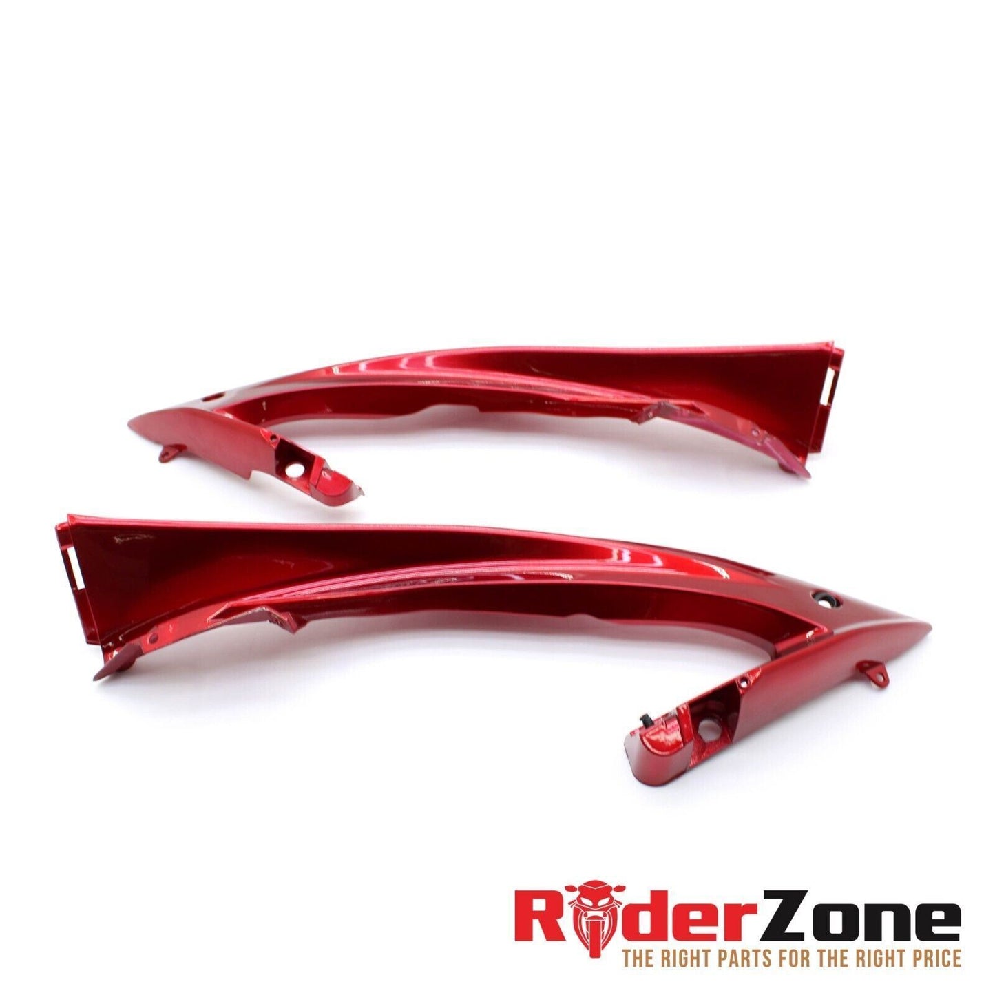 2008 - 2016 YAMAHA YZF R6 FRONT MID FAIRING COWL PLASTIC LEFT UPPER SIDE RED OEM