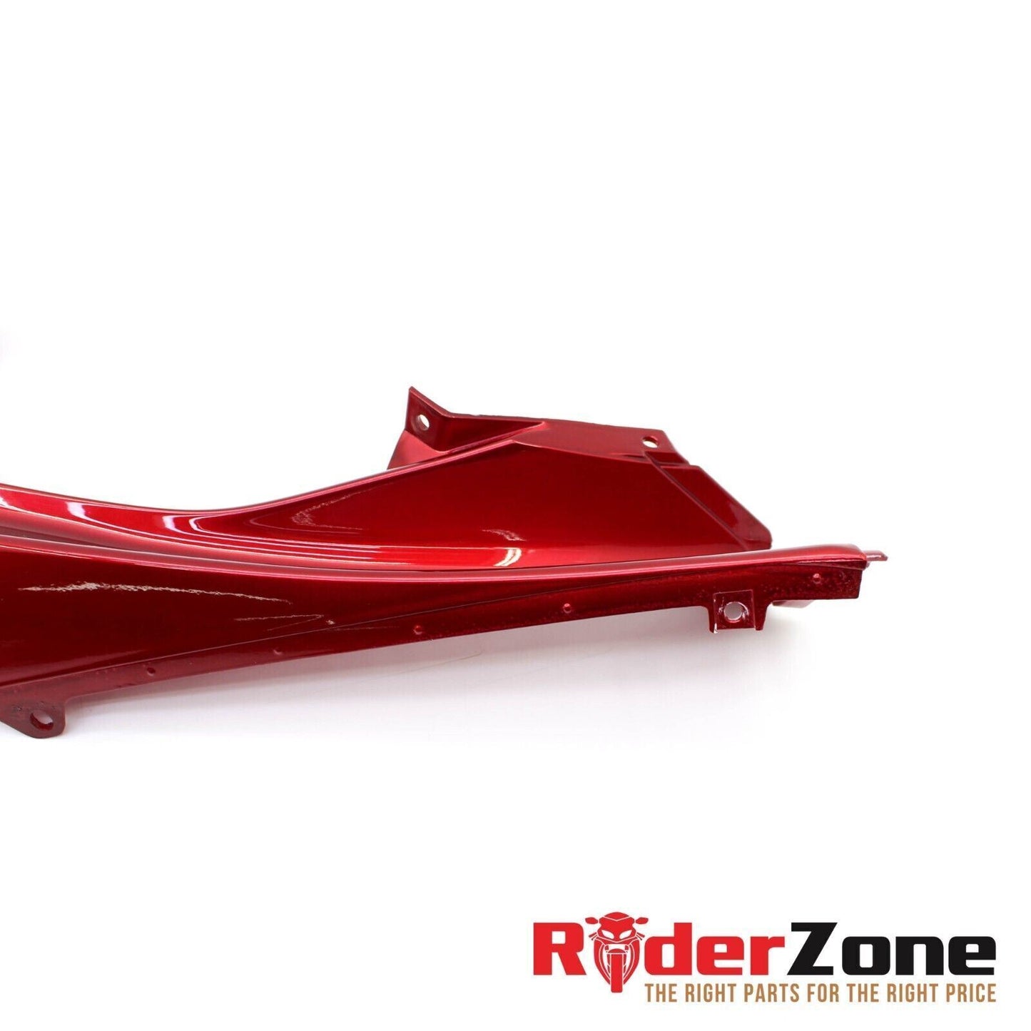 2008 - 2016 YAMAHA YZF R6 FRONT MID FAIRING COWL PLASTIC LEFT UPPER SIDE RED OEM