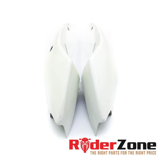 2005 2006 SUZUKI GSXR1000 TAIL FAIRING COWLS REAR BACK WHITE LEFT RIGHT PANEL