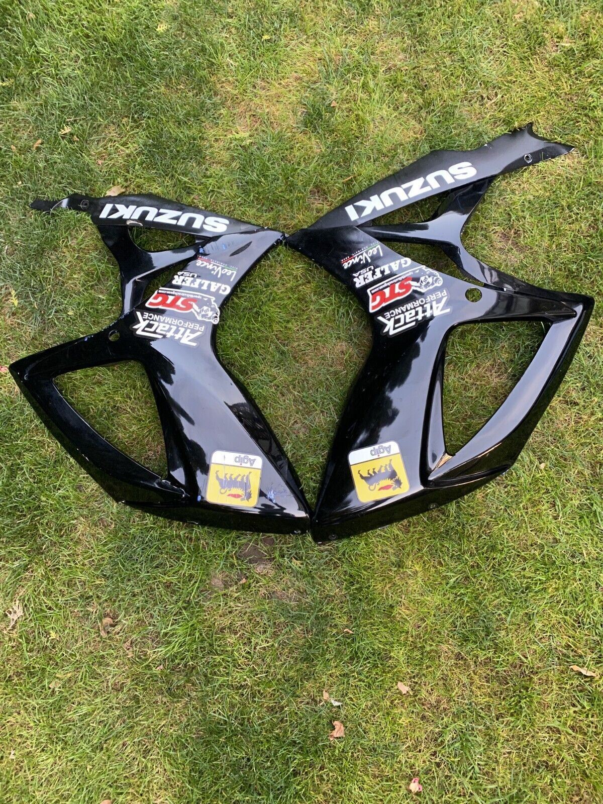 2006 07 SUZUKI GSXR600 GSXR750 FAIRING SET COWLING HEADLIGHT COMPLETE KIT BLACK