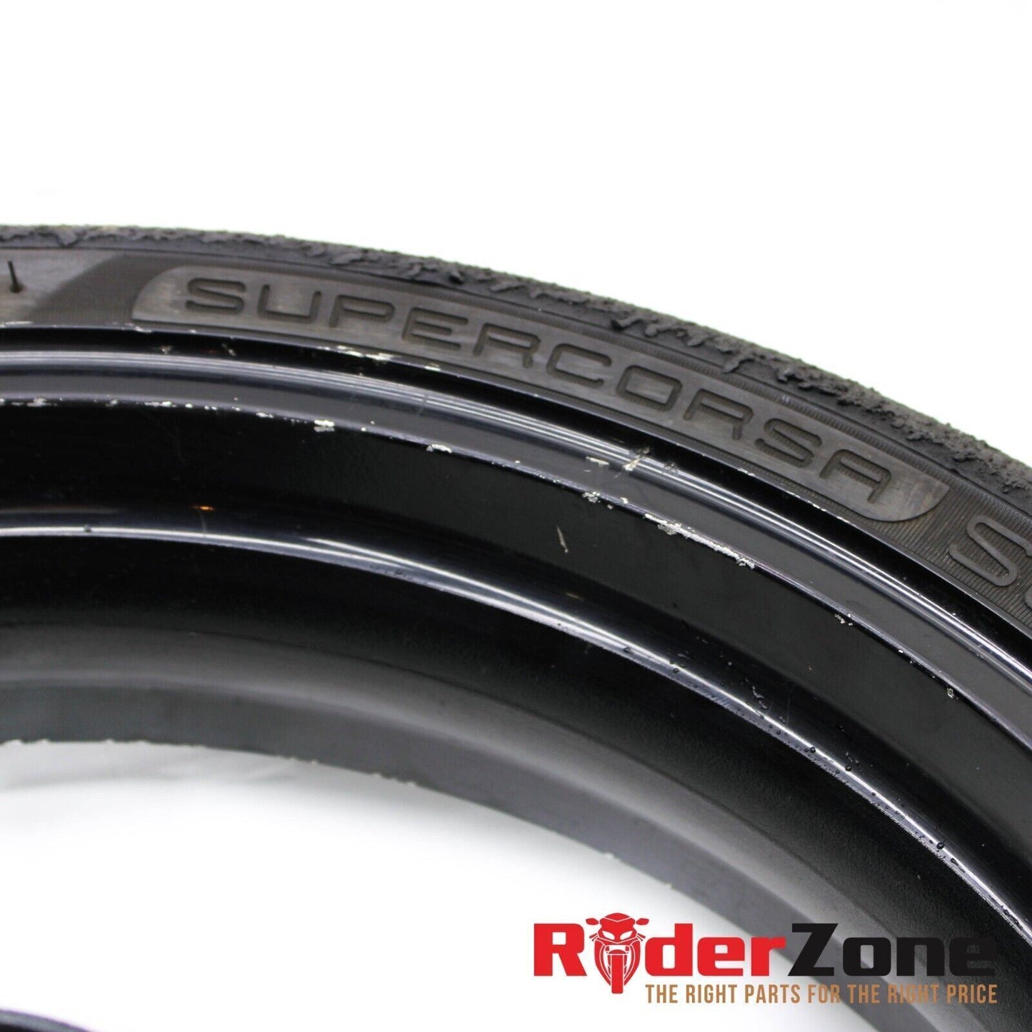 2006 07 SUZUKI GSXR600 GSXR750 FRONT WHEEL BLACK RIM STRAIGHT 05-08 GSXR1000