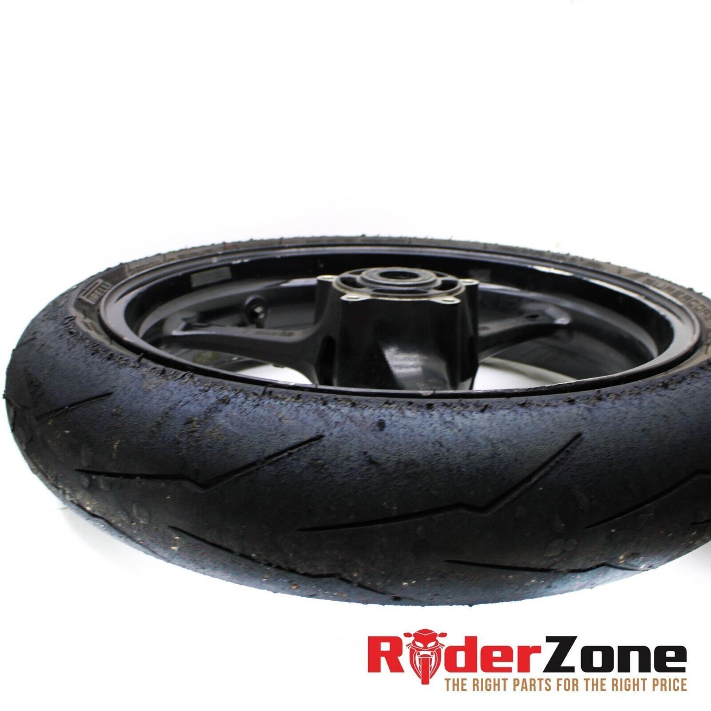 2006 07 SUZUKI GSXR600 GSXR750 FRONT WHEEL BLACK RIM STRAIGHT 05-08 GSXR1000