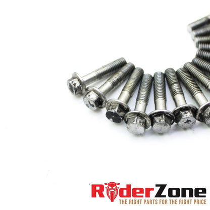 2004 2005 HONDA CBR1000RR CLUTCH SIDE ENGINE MOTOR COVER BOLTS HARDWARE STOCK