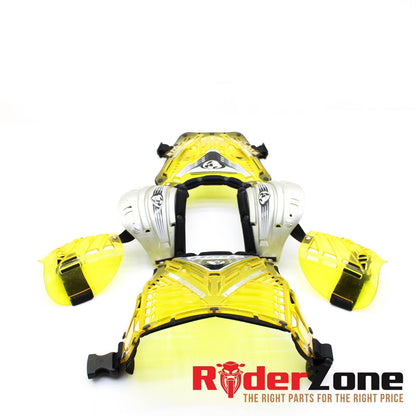THOR Quadrant Motocross Dirt Bike ATV Chest Protector Pads YELLOW Youth
