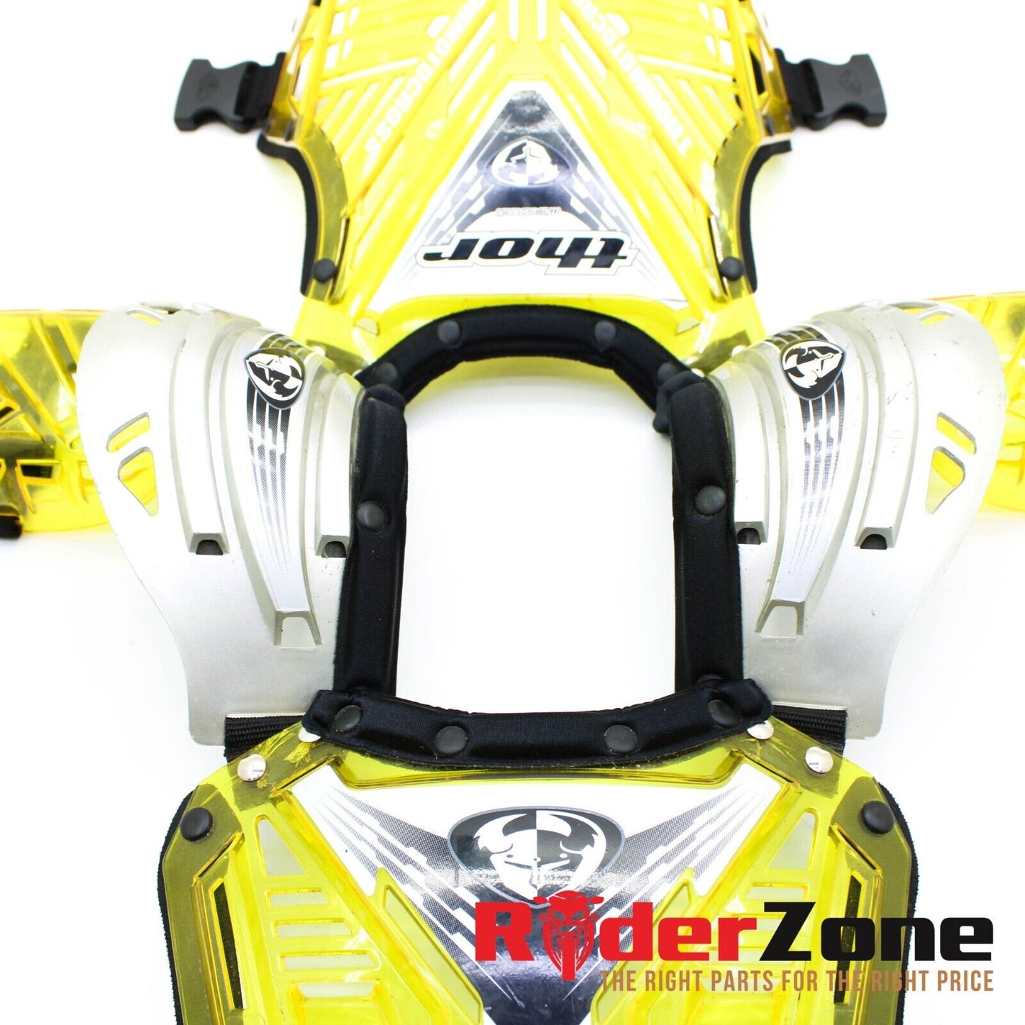 THOR Quadrant Motocross Dirt Bike ATV Chest Protector Pads YELLOW Youth