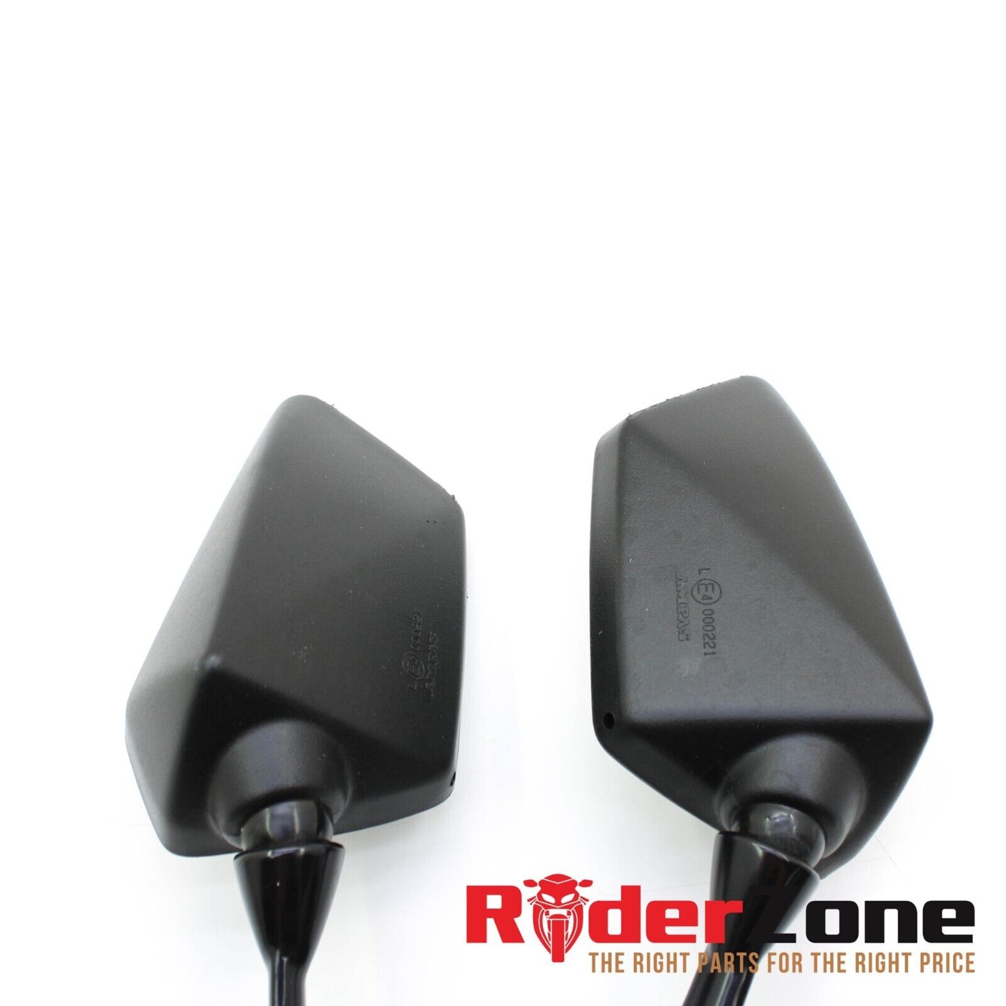 2008 - 2012 KAWASAKI NINJA 250R MIRROR SET REAR VIEW PAIR BLACK LEFT RIGHT STOCK