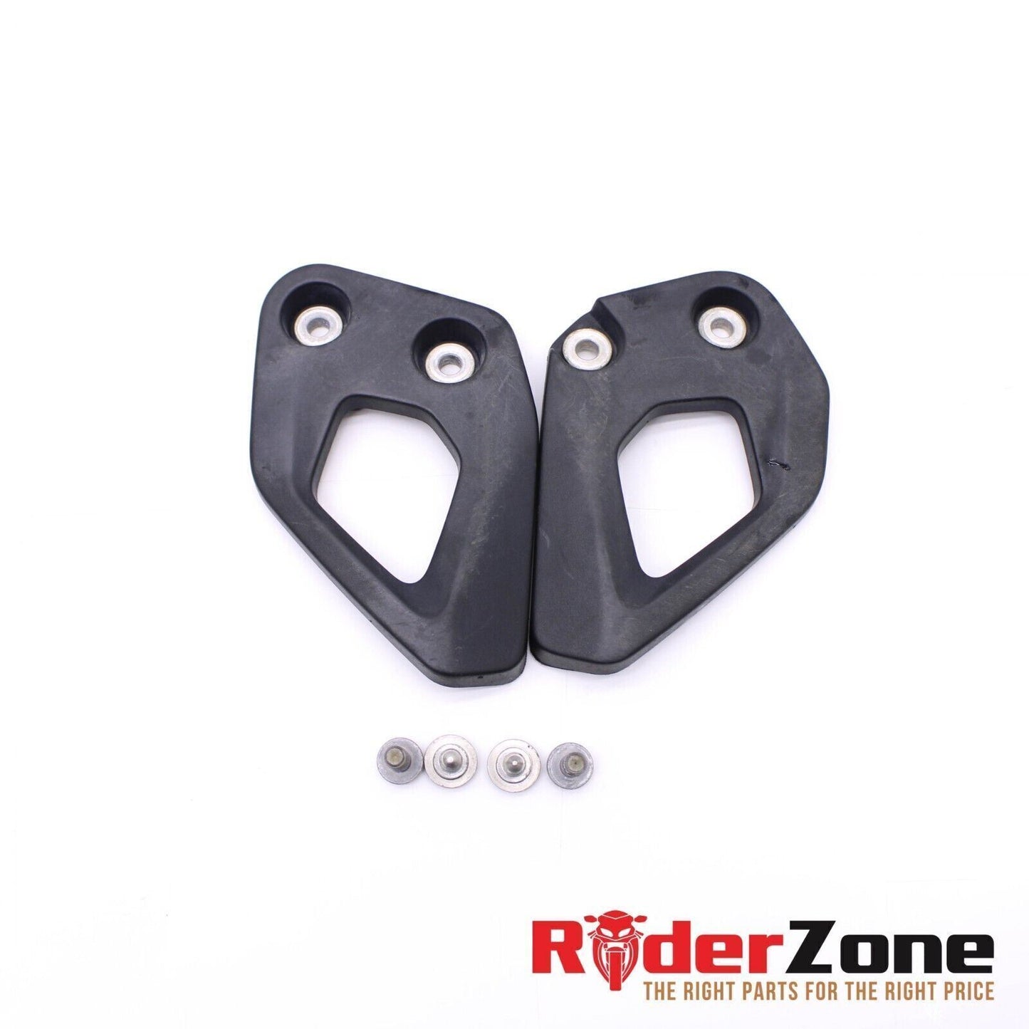 2018 - 2023 BMW R1250GS HEEL GUARDS LEFT RIGHT SET FOOTREST COVERS BLACK STOCK