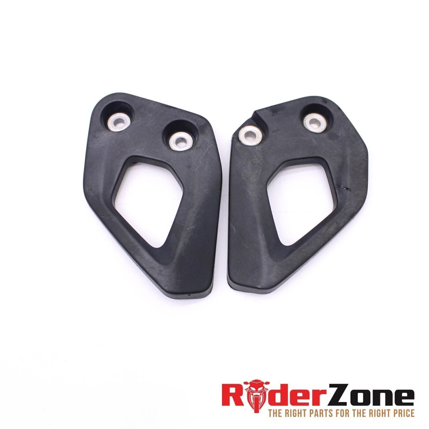 2018 - 2023 BMW R1250GS HEEL GUARDS LEFT RIGHT SET FOOTREST COVERS BLACK STOCK