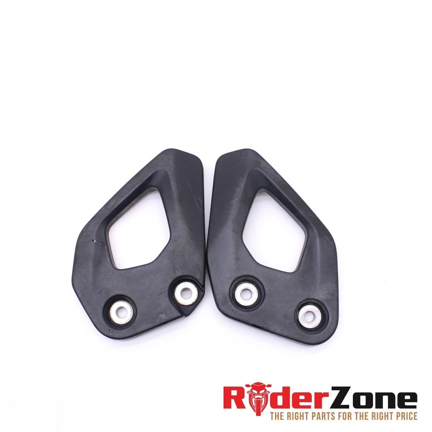 2018 - 2023 BMW R1250GS HEEL GUARDS LEFT RIGHT SET FOOTREST COVERS BLACK STOCK