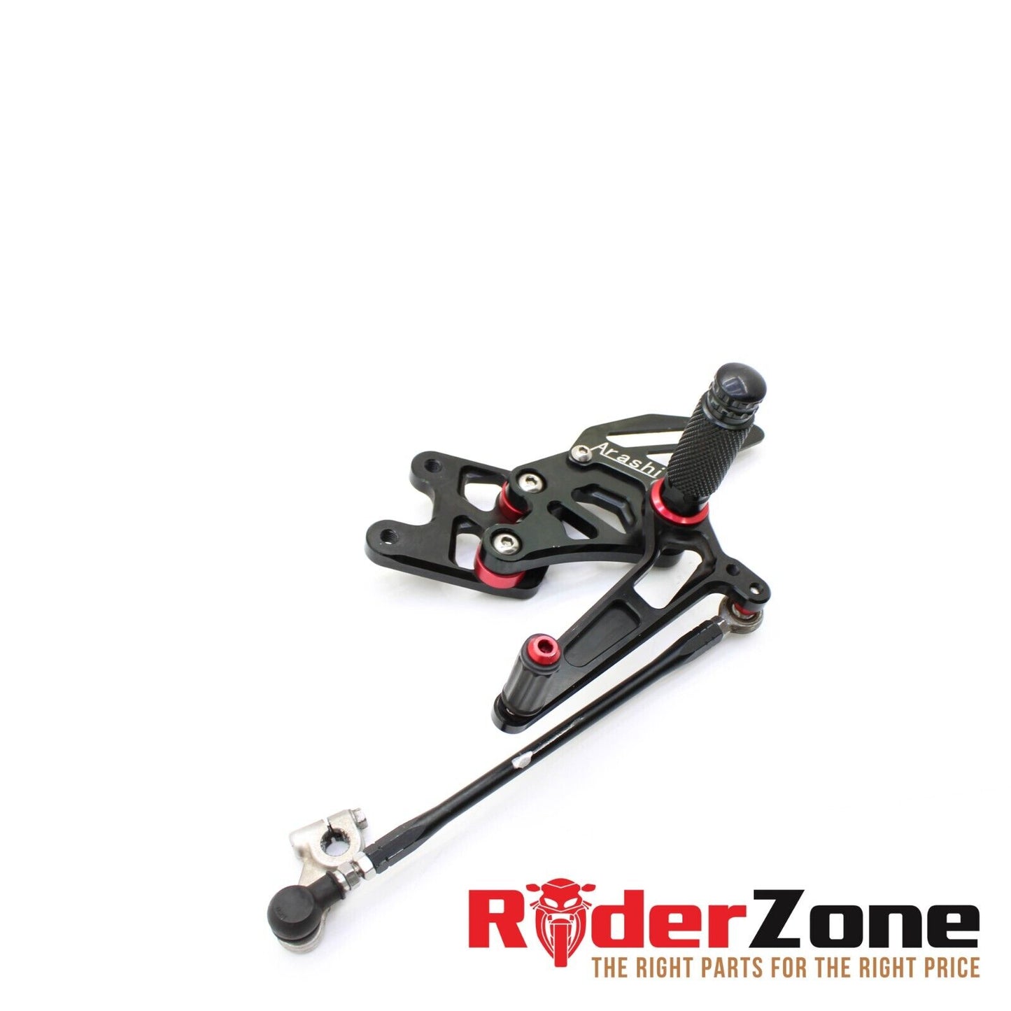 2007 2008 SUZUKI GSXR 1000 ARASHI REARSETS TRACK READY REAR BRAKE SHIFTER BLACK