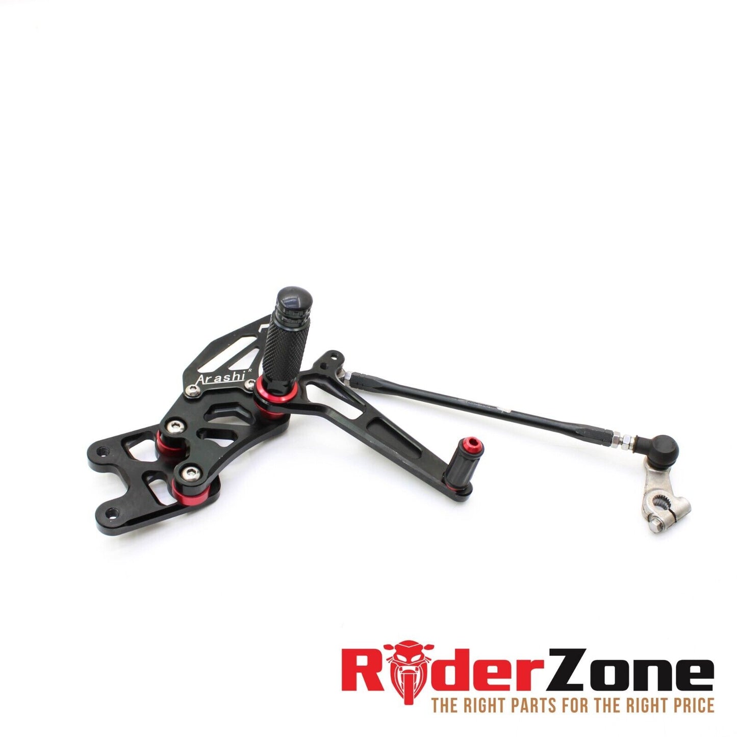 2007 2008 SUZUKI GSXR 1000 ARASHI REARSETS TRACK READY REAR BRAKE SHIFTER BLACK