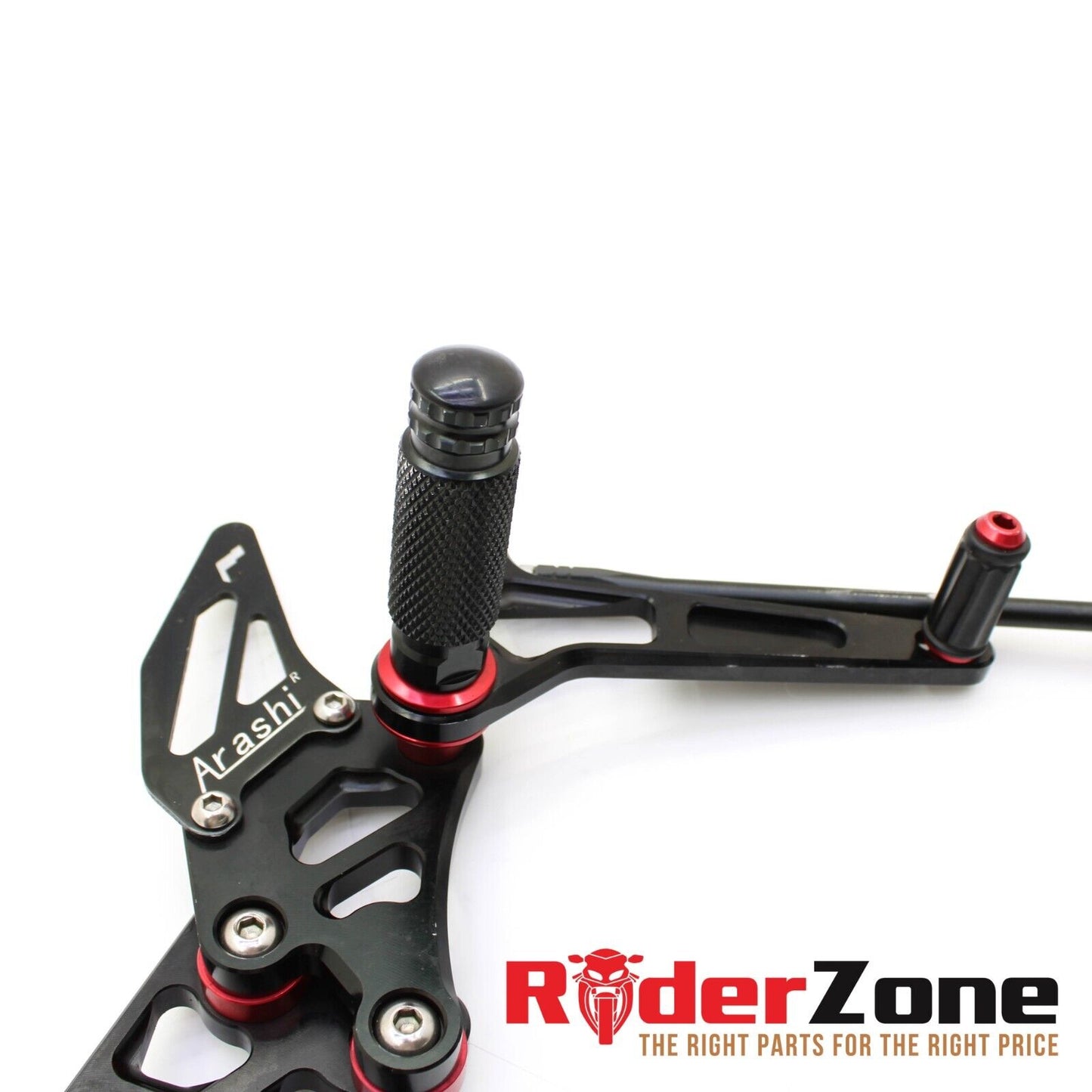 2007 2008 SUZUKI GSXR 1000 ARASHI REARSETS TRACK READY REAR BRAKE SHIFTER BLACK