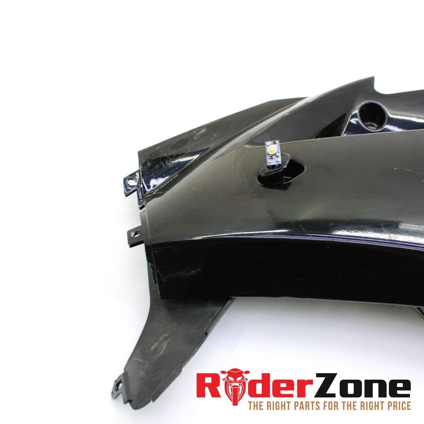 06 - 2008 TRIUMPH DAYTONA 675 LEFT MID FAIRING BLACK COWLING PLASTIC BODY PANEL