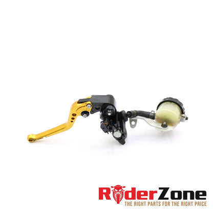 2006 - 2008 TRIUMPH DAYTONA 675 FRONT BRAKE MASTER CYLINDER W/ GOLD LEVER