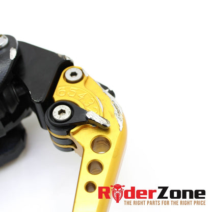 2006 - 2008 TRIUMPH DAYTONA 675 FRONT BRAKE MASTER CYLINDER W/ GOLD LEVER