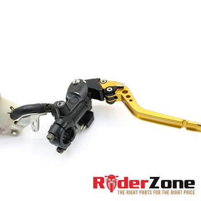 2006 - 2008 TRIUMPH DAYTONA 675 FRONT BRAKE MASTER CYLINDER W/ GOLD LEVER