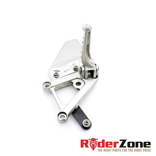 1998 - 2003 APRILIA RSV MILLE LEFT REARSET PEG SILVER BRACKET FOOT PEDAL MOUNT