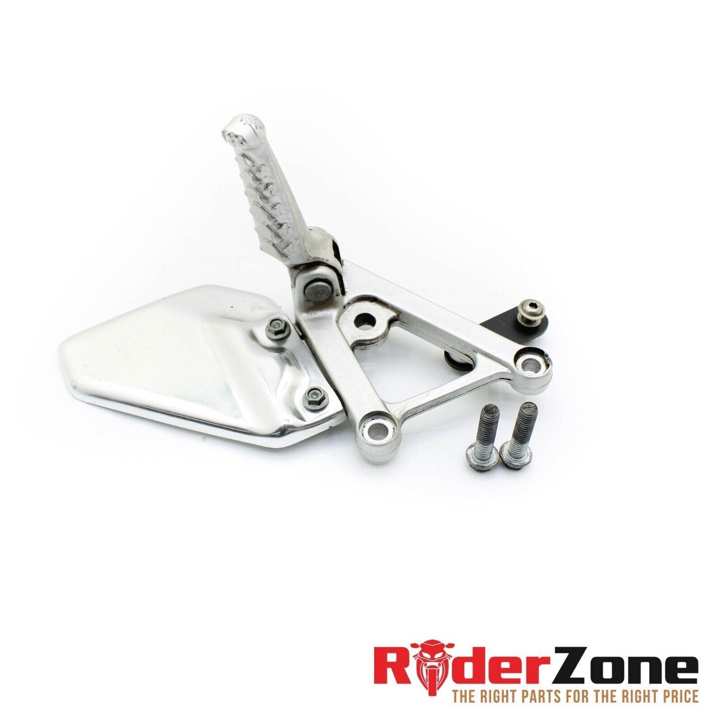 1998 - 2003 APRILIA RSV MILLE LEFT REARSET PEG SILVER BRACKET FOOT PEDAL MOUNT