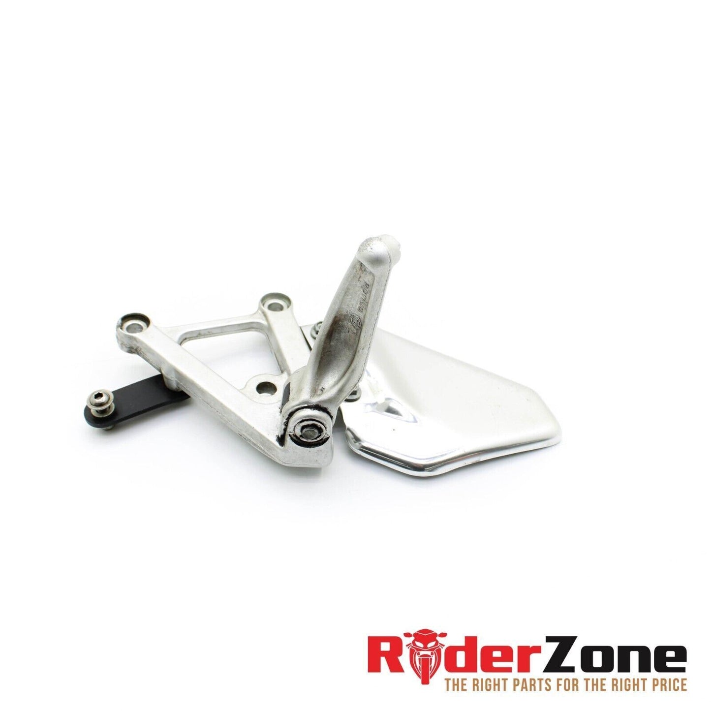 1998 - 2003 APRILIA RSV MILLE LEFT REARSET PEG SILVER BRACKET FOOT PEDAL MOUNT