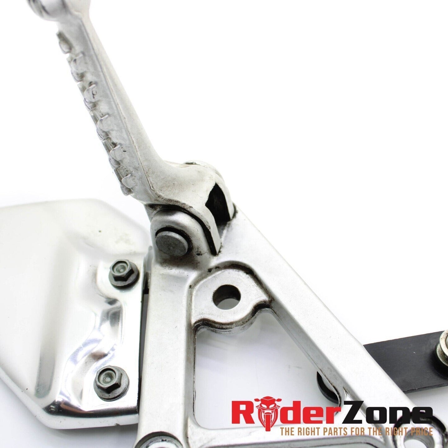 1998 - 2003 APRILIA RSV MILLE LEFT REARSET PEG SILVER BRACKET FOOT PEDAL MOUNT