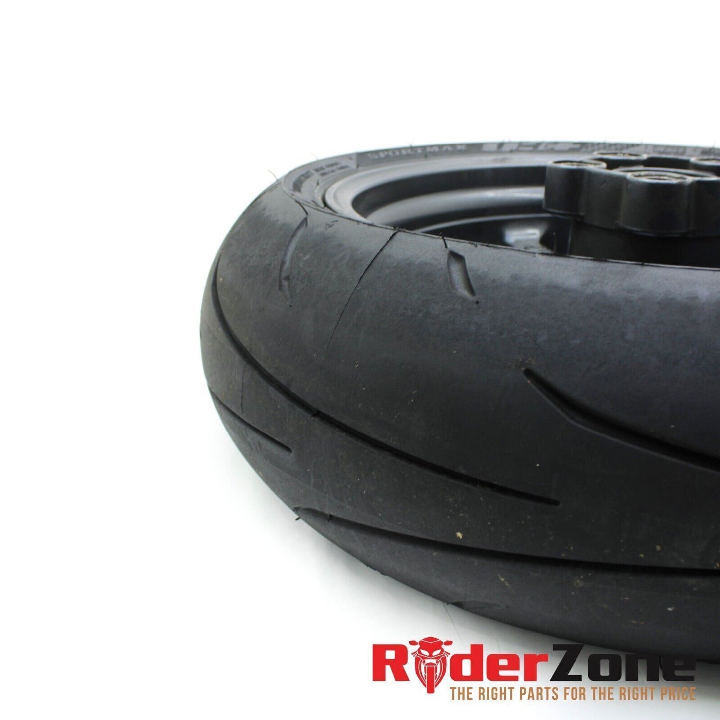 2001 - 2003 APRILIA RSV MILLE R REAR WHEEL RIM DUNLOP TIRE BRAKE ROTOR BLACK