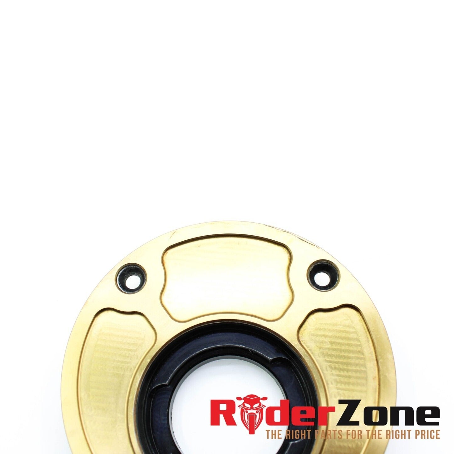 2008 - 2013 DUCATI 848 EVO GAS CAP GOLD FUEL COVER QUICK RELEASE TRACK READY