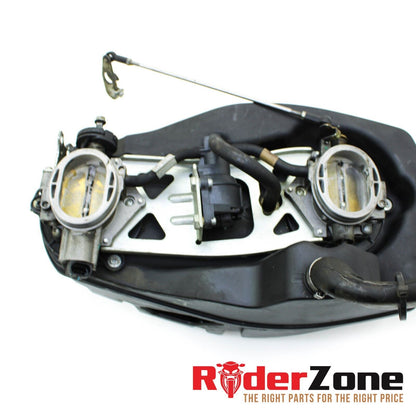 2008 - 2013 DUCATI 848 EVO THROTTLE BODY BODIES AIR BOX MAIN FUEL INJECTORS
