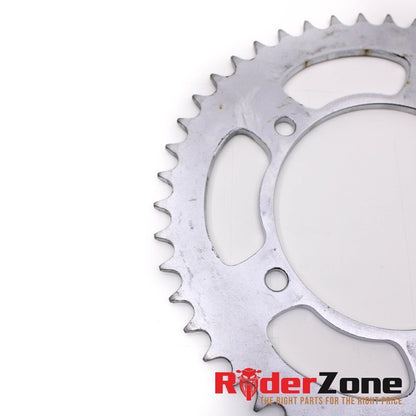 2008 2009 SUZUKI GSXR600 GSXR750 REAR SPROCKET STRAIGHT BACK WHEEL SILVER