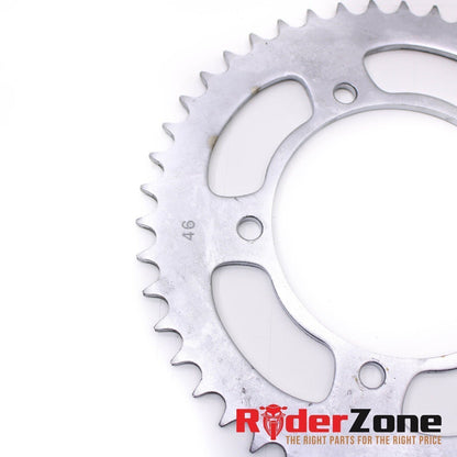 2008 2009 SUZUKI GSXR600 GSXR750 REAR SPROCKET STRAIGHT BACK WHEEL SILVER
