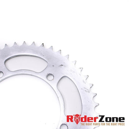 2008 2009 SUZUKI GSXR600 GSXR750 REAR SPROCKET STRAIGHT BACK WHEEL SILVER
