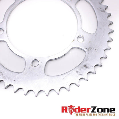 2008 2009 SUZUKI GSXR600 GSXR750 REAR SPROCKET STRAIGHT BACK WHEEL SILVER