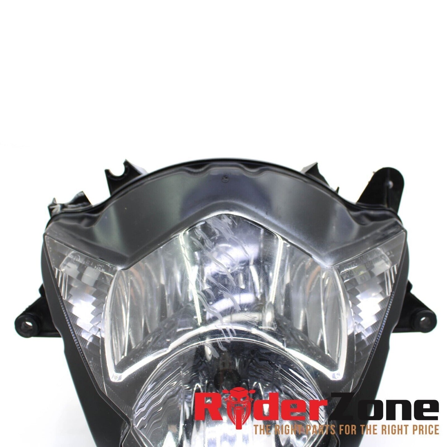 2005 2006 SUZUKI GSXR1000 HEADLIGHT FRONT HEAD LIGHT LAMP BLACK *DAMAGED TABS*