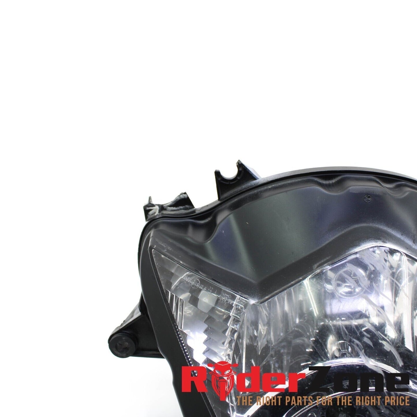 2005 2006 SUZUKI GSXR1000 HEADLIGHT FRONT HEAD LIGHT LAMP BLACK *DAMAGED TABS*