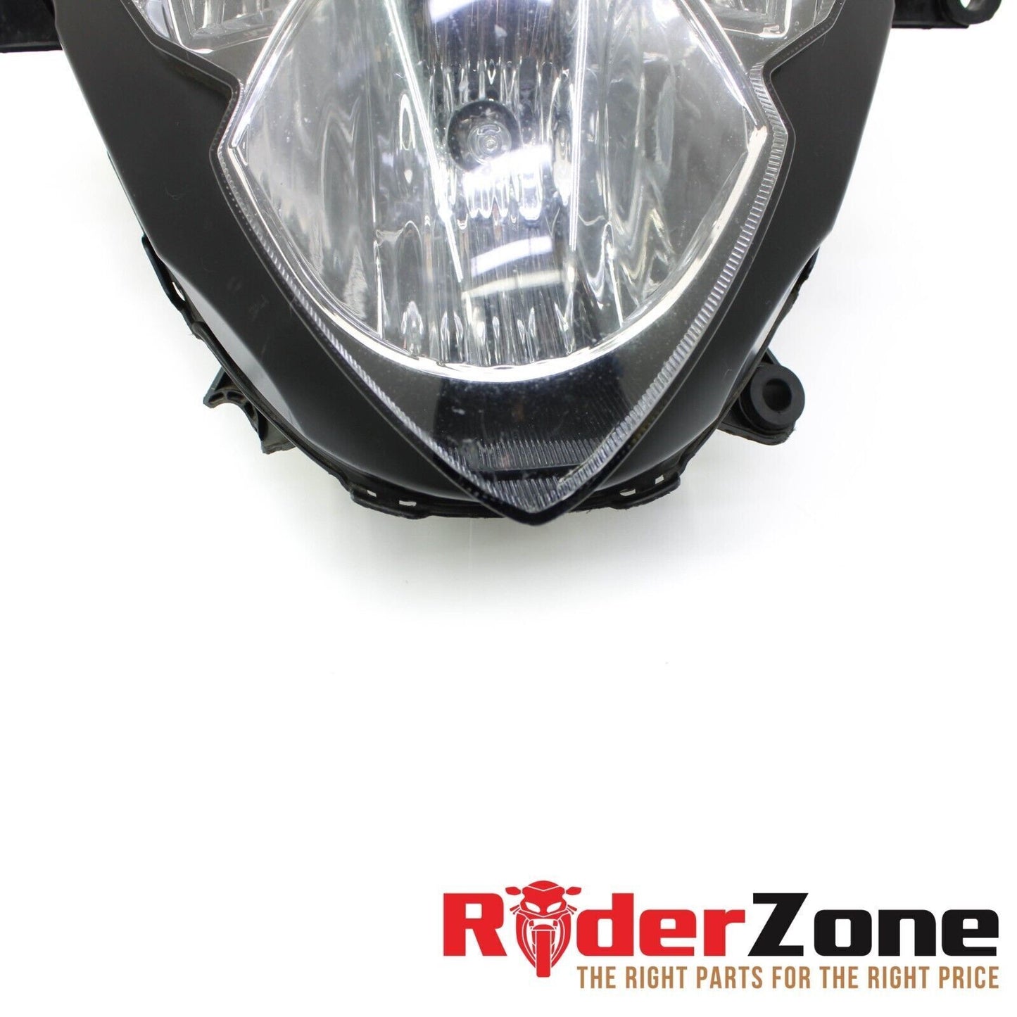 2005 2006 SUZUKI GSXR1000 HEADLIGHT FRONT HEAD LIGHT LAMP BLACK *DAMAGED TABS*