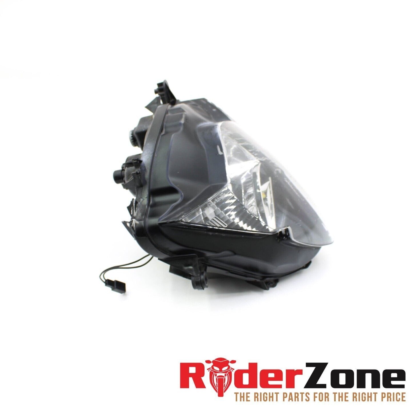 2005 2006 SUZUKI GSXR1000 HEADLIGHT FRONT HEAD LIGHT LAMP BLACK *DAMAGED TABS*