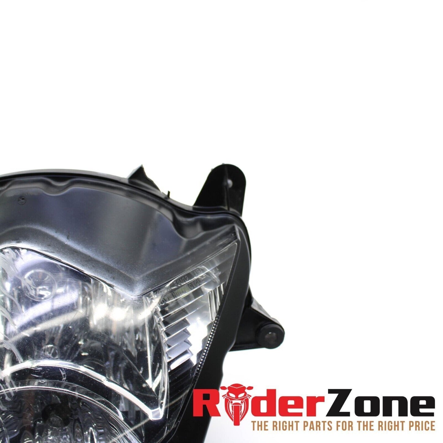 2005 2006 SUZUKI GSXR1000 HEADLIGHT FRONT HEAD LIGHT LAMP BLACK *DAMAGED TABS*