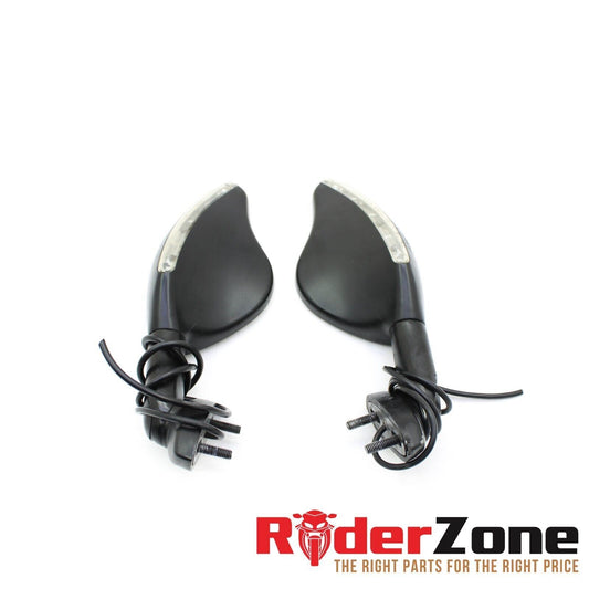 2005 2006 SUZUKI GSXR1000 MIRROR SET AFTERMARKET LEFT RIGHT PAIR BLACK