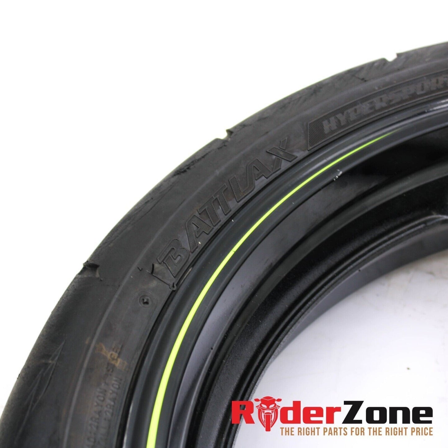 2011 - 2021 SUZUKI GSXR600 GSXR750 FRONT WHEEL RIM BRIDGESTONE TIRE BLACK GOOD