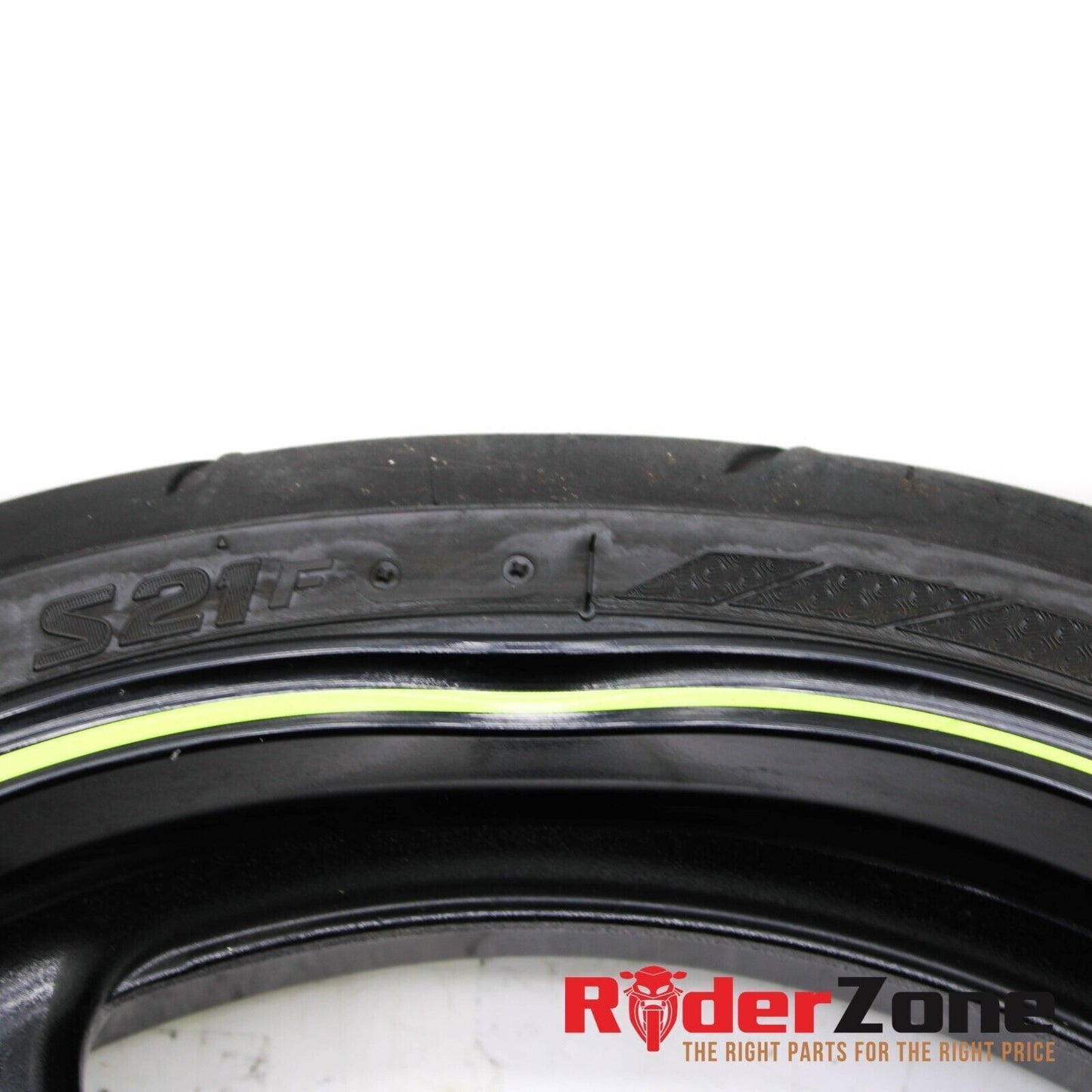 2011 - 2021 SUZUKI GSXR600 GSXR750 FRONT WHEEL RIM BRIDGESTONE TIRE BLACK GOOD