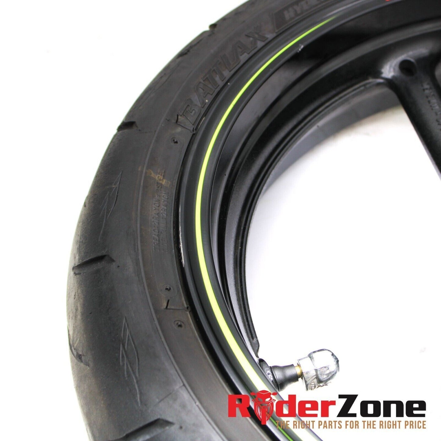 2011 - 2021 SUZUKI GSXR600 GSXR750 FRONT WHEEL RIM BRIDGESTONE TIRE BLACK GOOD