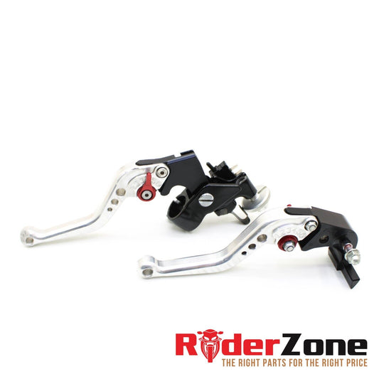 2008 - 2011 HONDA CBR1000RR LEVER SET CLUTCH PERCH AFTERMARKET SILVER LEFT RIGHT