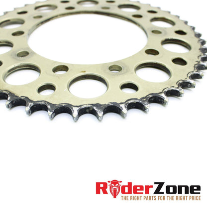 2008 2009 SUZUKI GSXR600 GSXR750 REAR SPROCKET GOLD STRAIGHT AFTERMARKET