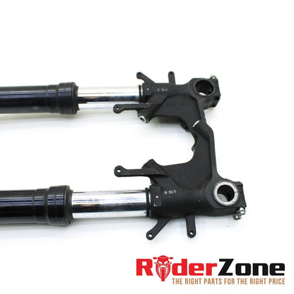 2008 2009 SUZUKI GSXR600 GSXR750 FORKS FRONT SUSPENSION TRIPLE TREE STRAIGHT OEM